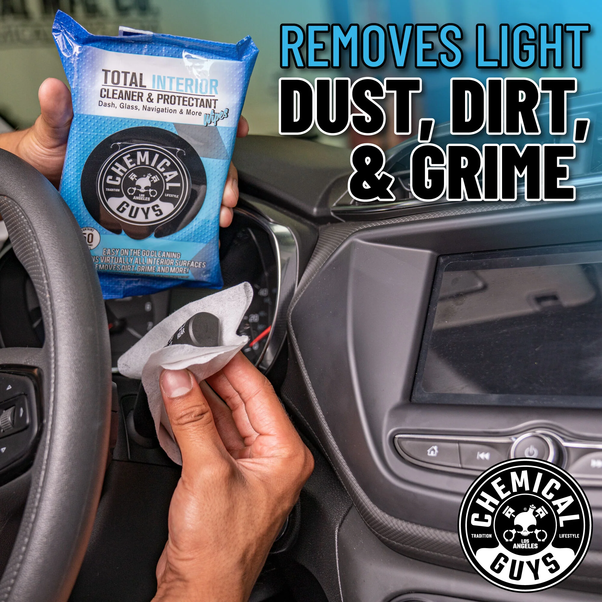 Total Interior Cleaner & Protectant Car Cleaning Wipes 8 Total Interior Cleaner & Protectant Car Cleaning Wipes
