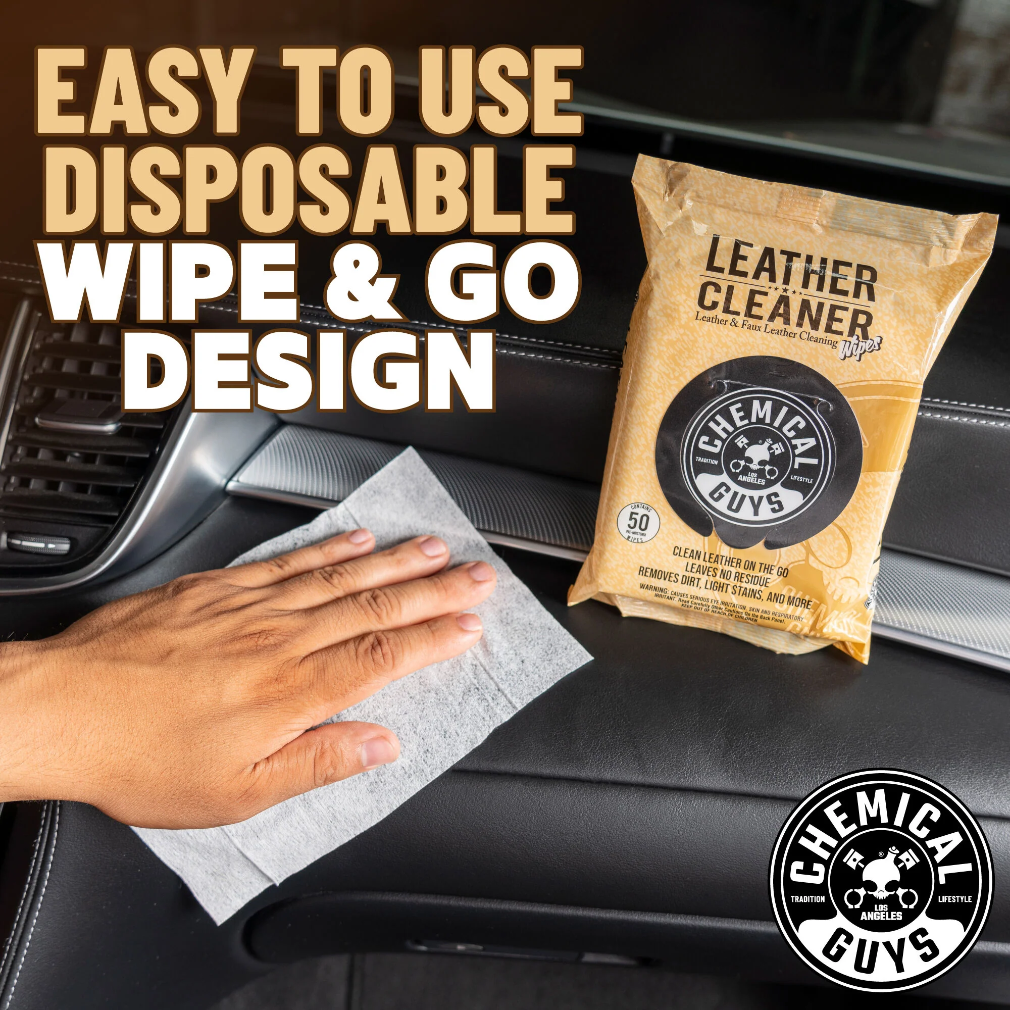 Leather Cleaner Wipes 13 Leather Cleaner Wipes