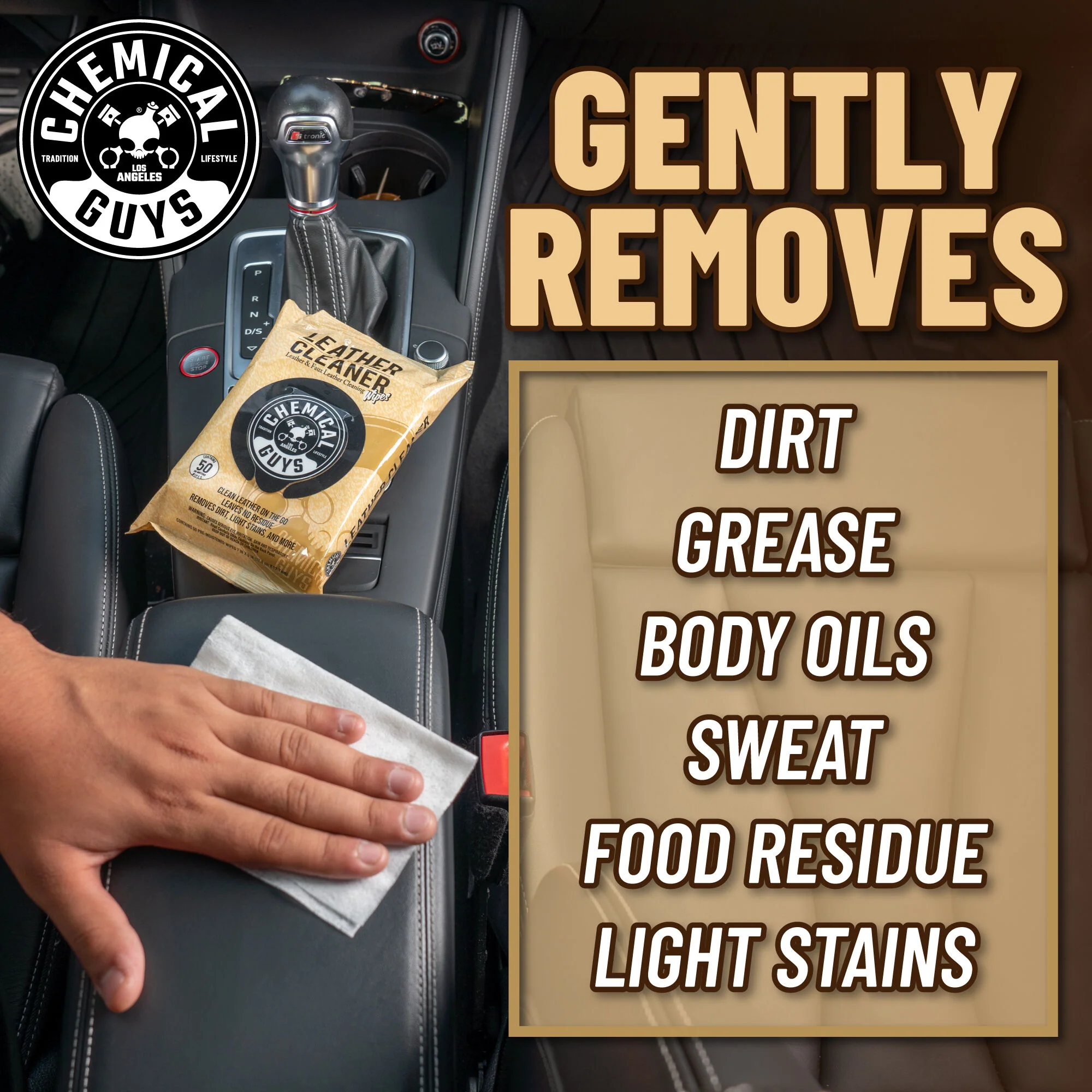 Leather Cleaner Wipes 3 Leather Cleaner Wipes